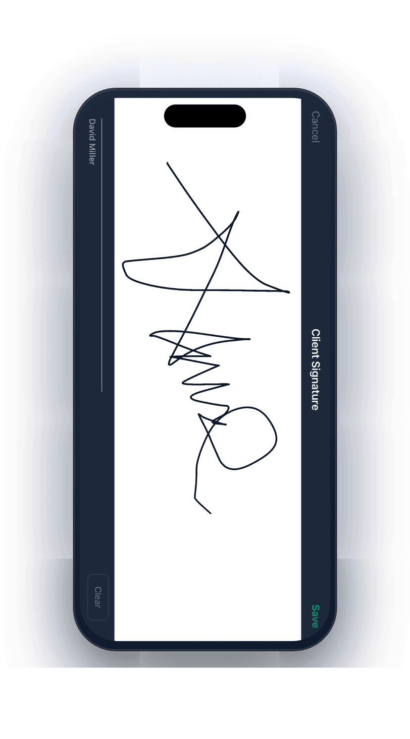 Digital signature capture